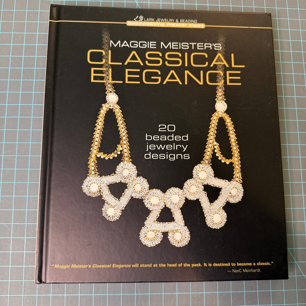 Classical Elegance 20 Beaded Jewelry Designs book Maggie Meister Beadweaving